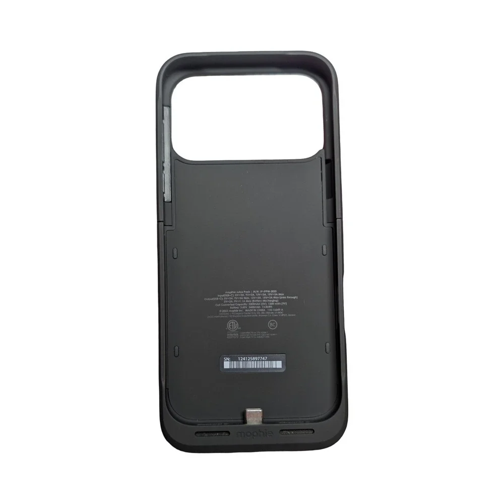 Pp3-O Mophie Juice Pack Battery Case for Apple iPhone 17 Pro Max - Black